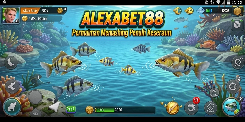 Tangkapan ikan yang mengesankan dalam gameplay ALEXABET88.