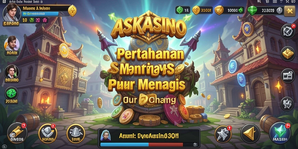 Screenshot memperlihatkan gameplay seru dalam pertahanan menara.