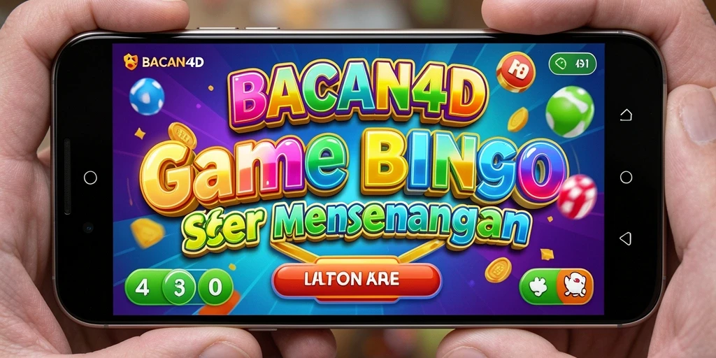 Gameplay seru dalam aplikasi Bingo BACAN4D dengan fitur interaktif.