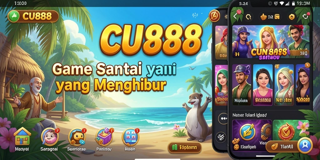 Tampilan gameplay CU888 yang seru dan menghibur.