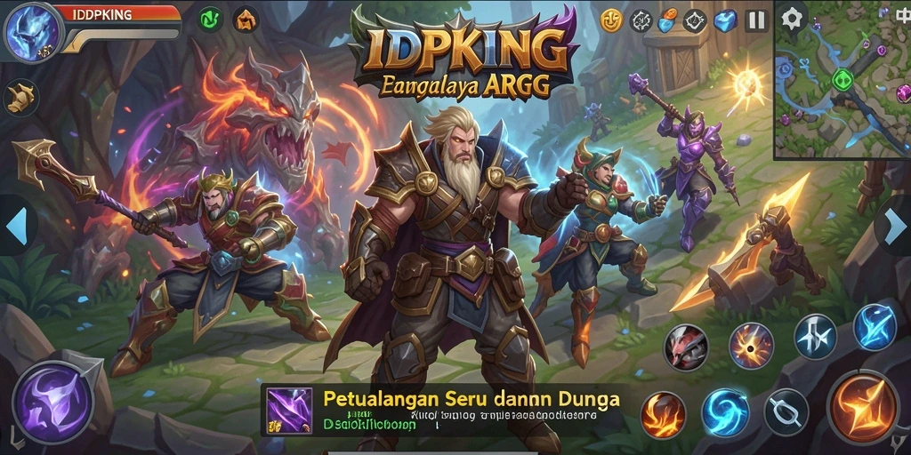 Tampilan gameplay ARPG yang seru dan interaktif.