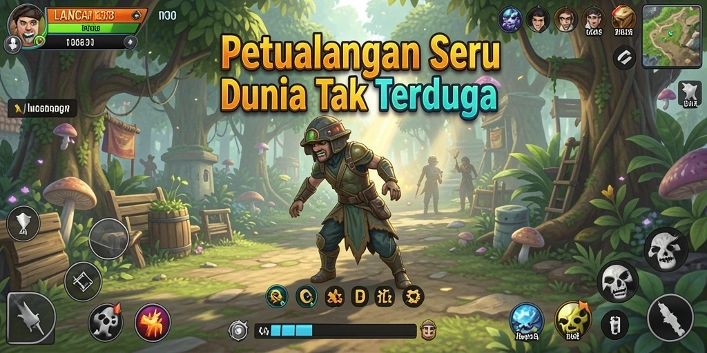 Tampilan menakjubkan saat gameplay di LANCAR138.
