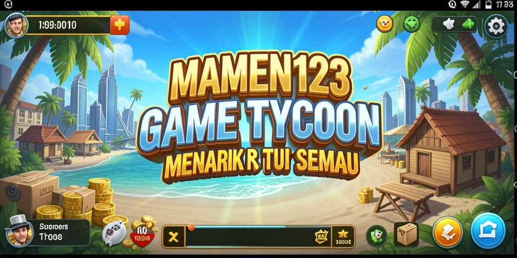 Tampilan gameplay MAMEN123 dengan grafis yang menarik dan interaksi yang seru.