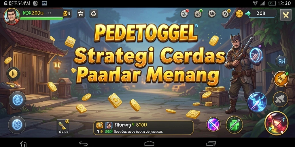 Screenshot utama PEDETOGEL menampilkan taktik strategis yang mendebarkan.