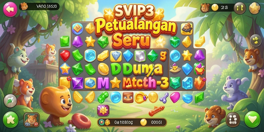 Gameplay menarik dengan grafis cerah dan efek ledakan.