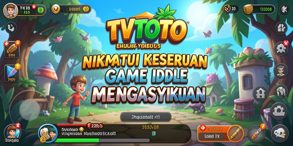 Screenshot gameplay <strong>TVTOTO</strong> yang menunjukkan keseruan dan kemudahan dalam bermain Idle.